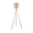POPPY  Boho Επιδαπέδιο Φωτιστικό Μονόφωτο 1 x E27 IP20 Μπεζ Ξύλο - Μ58 x Π58 x Υ151cm