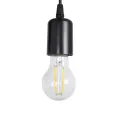 GLOBOSTAR® XYLO  Μοντέρνο Φωτιστικό Τοίχου - Απλίκα με Ντουί 1 x E27 AC 220-240V IP20 - Μαύρο & Μπεζ - Μ18 x Π18 x Υ19cm