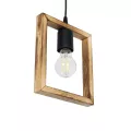 EDISON Vintage Κρεμαστό Φωτιστικό Ανάρτηση Μονόφωτο 1 x E27 IP20 Μπεζ Ξύλο - Μ19 x Π5 x Υ22cm EDISON Vintage Κρεμαστό Φωτιστικό Ανάρτηση Μονόφωτο 1 x E27 IP20 Μπεζ Ξύλο - Μ19 x Π5 x Υ22cm