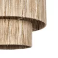 GLOBOSTAR® SALTO  Boho Κρεμαστό Φωτιστικό Οροφής με Ντουί 1 x E27 AC 220-240V IP20 - Μπεζ - M40 x Π40 x Υ42cm