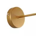 GLOBOSTAR® RALPH  Vintage Φωτιστικό Τοίχου - Απλίκα με Ντουί 1 x E27 AC 220-240V IP20 - Χρυσό & Λευκό - Μ22 x Π29 x Υ30cm