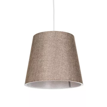 GLOBOSTAR® CONEY  Μοντέρνο Κρεμαστό Φωτιστικό Οροφής με Ντουί 1 x E27 AC 220-240V IP20 - Καφέ - Μ26 x Π26 x Υ25cm