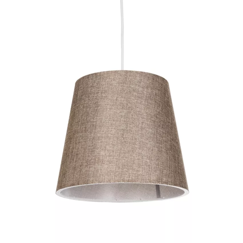 GLOBOSTAR® CONEY  Μοντέρνο Κρεμαστό Φωτιστικό Οροφής με Ντουί 1 x E27 AC 220-240V IP20 - Καφέ - Μ26 x Π26 x Υ25cm