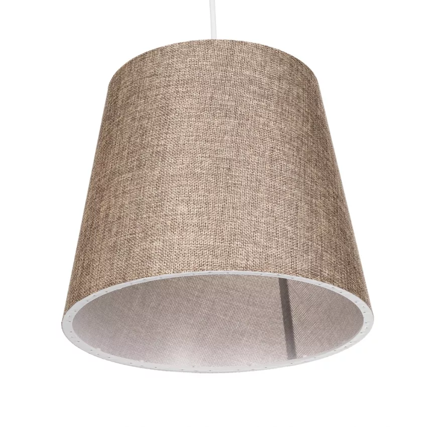 GLOBOSTAR® CONEY  Μοντέρνο Κρεμαστό Φωτιστικό Οροφής με Ντουί 1 x E27 AC 220-240V IP20 - Καφέ - Μ26 x Π26 x Υ25cm