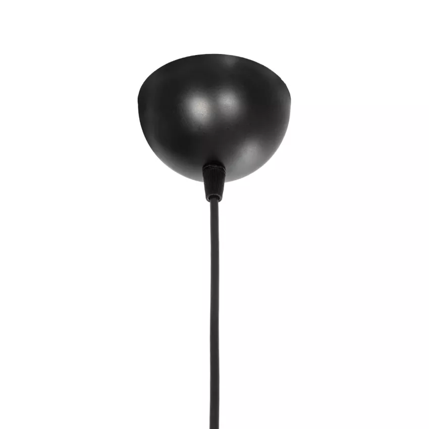GLOBOSTAR® BELFRY  Μοντέρνο Κρεμαστό Φωτιστικό Οροφής με Ντουί 1 x E27 AC 220-240V IP20 - Μαύρο & Χρυσό - Μ29.5 x Π29.5 x Υ22cm