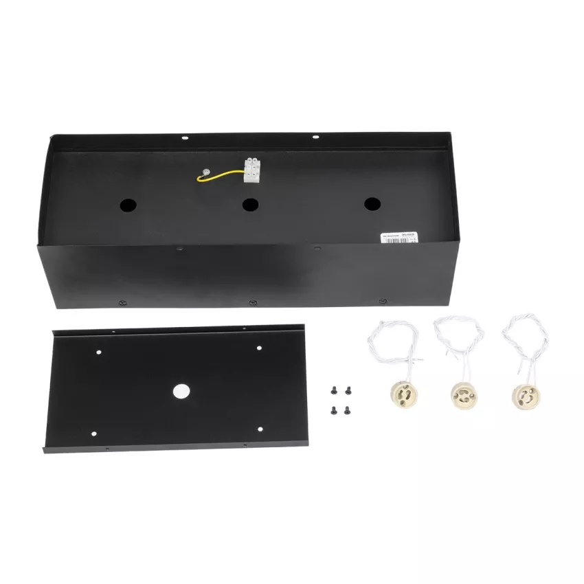 Παγκάκι πάρκου με μεταλλικό σκελετό | γκρι