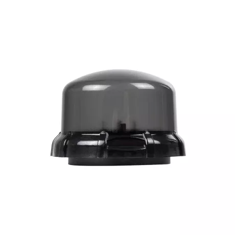 GLOBOSTAR® INDUSTRY-CAP  Κάλυμμα με Zhaga Socket για τα Βιομηχανικά Φωτιστικά Καμπάνες High Bay UFO Τεχνολογίας Smart Group Linkable Control System 2.4Ghz Αδιάβροχο IP65 Μαύρο Πλαστικό ABS - Μ5 x Π5 x Υ3.5cm