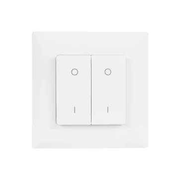 PF1-2 SKYDANCE Ασύρματο Επιτοίχιο Χειριστήριο 2 Group  RF 2.4Ghz DC3V IP20 - Μ8.5 x Π8.5 x Υ1.7cm