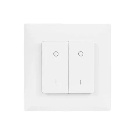 PF1-2 SKYDANCE Ασύρματο Επιτοίχιο Χειριστήριο 2 Group  RF 2.4Ghz DC3V IP20 - Μ8.5 x Π8.5 x Υ1.7cm