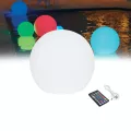 Ακρυλικό Φωτιστικό Μπάλα Εξωτερικού Χώρου - Πισίνας LED Globe 5W Φ10 Επαναφορτιζόμενο Μπαταρίας με Καλώδιο USB - Φορτιστή και Ασύρματο Χειριστήριο IR Αδιάβροχο IP68 Πολύχρωμο RGBW
