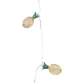 Διακοσμητική Γιρλάντα Pineapple Lamp 2 Μέτρα με Διακόπτη On/Off - 10 LED 1W με Μπαταρίες 2xAA & Διάφανο Καλώδιο IP44 Θερμό Λευκό 3000K Μ2m