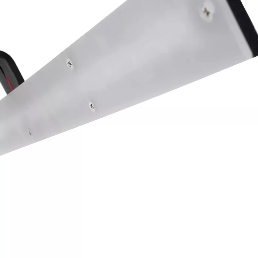 MIRROR  Φωτιστικό Τοίχου - Απλίκα LED 14W 1680lm 120° AC 85-265V IP54 Φυσικό Λευκό 4500K Μαύρο Μέταλλο - Μ58 x Π15 x Υ6cm