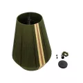 GLOBOSTAR® SALERNO  Boho Κρεμαστό Φωτιστικό Οροφής με Ντουί 1 x E27 AC 220-240V IP20 - Λαδί & Μπεζ - Μ50 x Π50 x Υ60cm