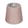 CONEY  Μοντέρνο Κρεμαστό Φωτιστικό Καπέλο Μονόφωτο 1 x E27 IP20 Ροζ Ύφασμα - Μ26 x Π26 x Υ93cm