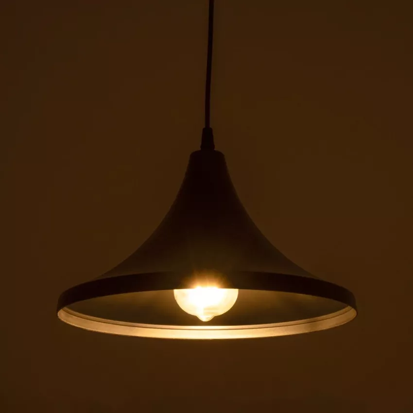 BELFRY  Μοντέρνο Κρεμαστό Φωτιστικό Καμπάνα Μονόφωτο 1 x E27 IP20 Μαύρο Πλαστικό - Μ29.5 x Π29.5 x Υ90cm