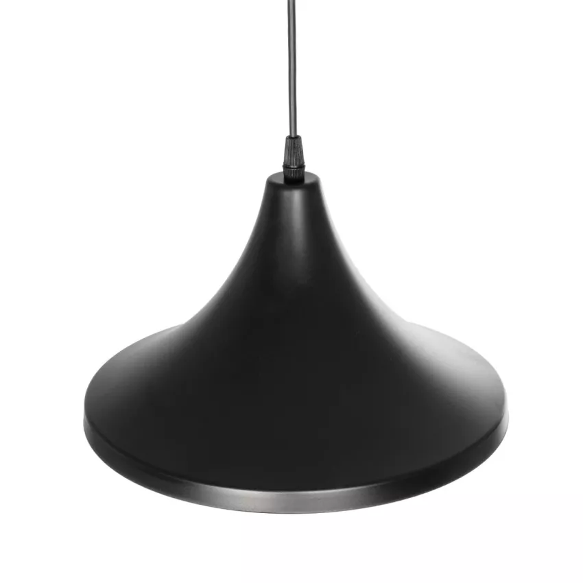 BELFRY  Μοντέρνο Κρεμαστό Φωτιστικό Καμπάνα Μονόφωτο 1 x E27 IP20 Μαύρο Πλαστικό - Μ29.5 x Π29.5 x Υ90cm