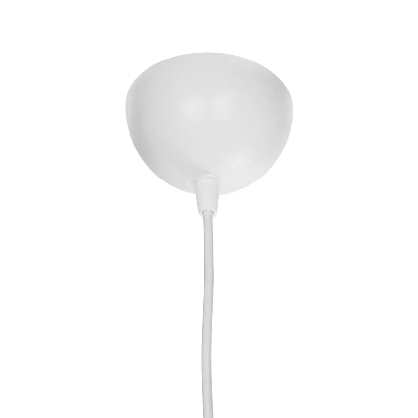 GLOBOSTAR® SONIA  Μοντέρνο Κρεμαστό Φωτιστικό Οροφής με Ντουί 1 x E27 AC 220-240V IP20 - Ροζ & Λευκό - Μ30 x Π30 x Υ24cm