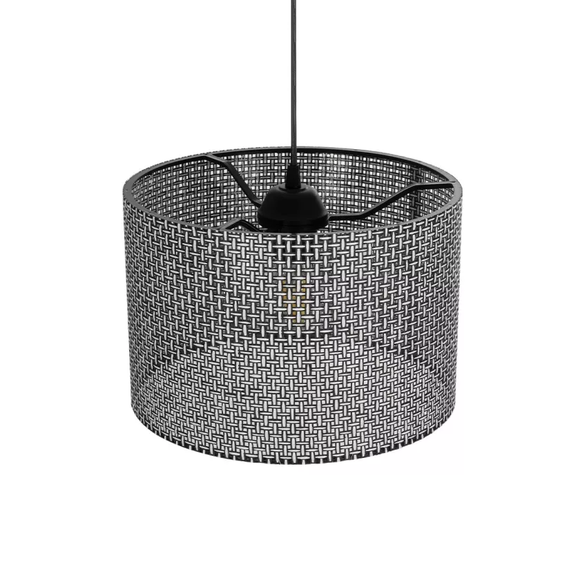 CLAIRIE Μοντέρνο Κρεμαστό Φωτιστικό Καπέλο Μονόφωτο 1 x E27 IP20 Μαύρο Ύφασμα - Μ30 x Π30 x Υ93cm CLAIRIE Μοντέρνο Κρεμαστό Φωτιστικό Καπέλο Μονόφωτο 1 x E27 IP20 Μαύρο Ύφασμα - Μ30 x Π30 x Υ93cm