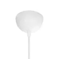 GLOBOSTAR® SISSIE  Μοντέρνο Κρεμαστό Φωτιστικό Οροφής με Ντουί 1 x E27 AC 220-240V IP20 - Μαύρο & Λευκό - Μ30 x Π30 x Υ23cm
