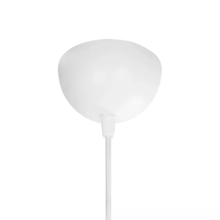 GLOBOSTAR® SISSIE  Μοντέρνο Κρεμαστό Φωτιστικό Οροφής με Ντουί 1 x E27 AC 220-240V IP20 - Μαύρο & Λευκό - Μ30 x Π30 x Υ23cm