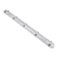 GLOBOSTAR® EMERGANO  120cm Γραμμικό Βιομηχανικό Φωτιστικό Tri-Proof Τεχνολογίας Emergency με Ενσωματωμένη Μπαταρία Li-Ion 3.7V 5000mAH & Αυτονομία 3 Ώρες LED 48W 6240lm 120° AC 220-240V Αδιάβροχο IP65 Ψυχρό Λευκό 6000K - LUMILEDs SMD Chip & TÜV SÜ
