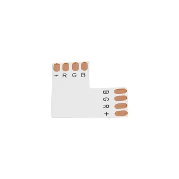 Connector L για Ταινία LED 7.2 & 14.4 Watt RGB - Μ2 x Π2 x Υ0.1cm