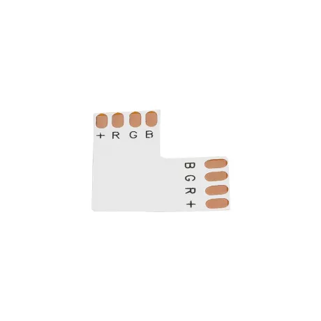 Connector L για Ταινία LED 7.2 & 14.4 Watt RGB - Μ2 x Π2 x Υ0.1cm