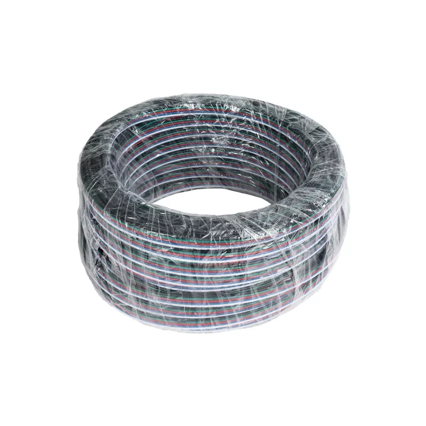 GLOBOSTAR® COLORCABLE  Εύκαμπτο Πλακέ Καλώδιο 5 x 0.25mm² για Ταινία LED RGBW IP20 - Πολύχρωμο - Μ100 x Π1.1 x Υ0.1cm