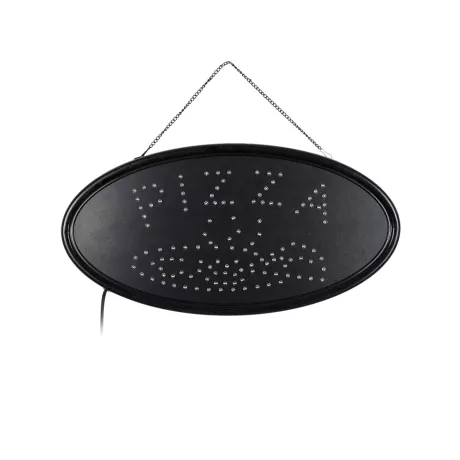 Φωτιστικό Ταμπέλα LED Οβάλ Σήμανσης PIZZA 3W με Πρίζα AC 230V - Μ48 x Π1.8 x Υ24.5cm