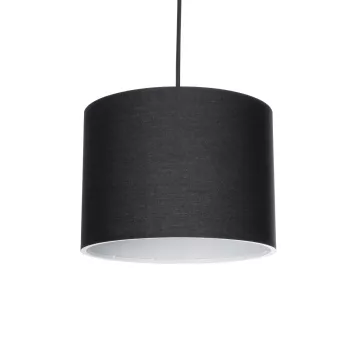 GLOBOSTAR® BLAZE  Μοντέρνο Κρεμαστό Φωτιστικό Οροφής με Ντουί 1 x E27 AC 220-240V IP20 - Μαύρο - Μ22 x Π22 x Υ20cm