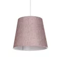 GLOBOSTAR® CONEY  Μοντέρνο Κρεμαστό Φωτιστικό Οροφής με Ντουί 1 x E27 AC 220-240V IP20 - Ροζ - Μ26 x Π26 x Υ25cm
