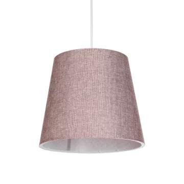 GLOBOSTAR® CONEY  Μοντέρνο Κρεμαστό Φωτιστικό Οροφής με Ντουί 1 x E27 AC 220-240V IP20 - Ροζ - Μ26 x Π26 x Υ25cm