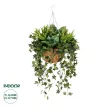 Τεχνητός Κήπος VARIOUS HANGING   Τεχνητό Κρεμαστό Διακοσμητικό Φυτό Φτέρης Π60 x Μ60 x Y70cm