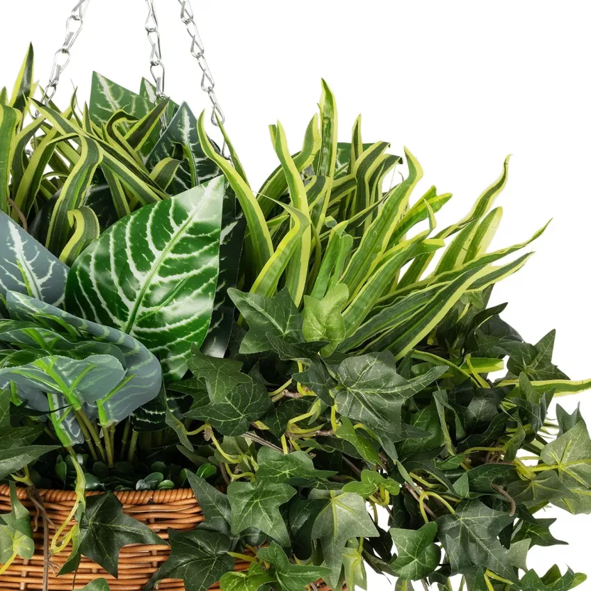 Τεχνητός Κήπος VARIOUS HANGING   Τεχνητό Κρεμαστό Διακοσμητικό Φυτό Φτέρης Π60 x Μ60 x Y70cm
