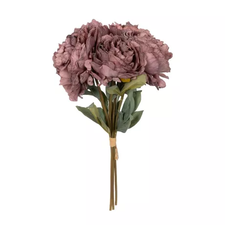 Τεχνητός Κήπος DARK PING PEONY FLOWER BOUQUET  Τεχνητό Διακοσμητικό Μπουκέτο Σκούρο Ροζ Παιώνιας Y43cm