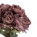 Τεχνητός Κήπος DARK PING PEONY FLOWER BOUQUET  Τεχνητό Διακοσμητικό Μπουκέτο Σκούρο Ροζ Παιώνιας Y43cm