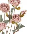 Τεχνητός Κήπος PINK ROSE BRANCH  Τεχνητό Διακοσμητικό Κλαδί Τριαντάφυλλα Ροζ Y80cm