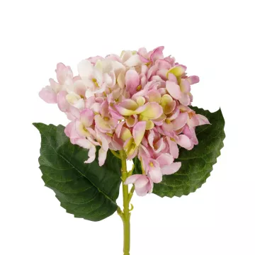 Τεχνητός Κήπος PINK HYDRANGEA BRANCH  Τεχνητό Διακοσμητικό Κλαδί Ροζ Ορτανσία Y47cm