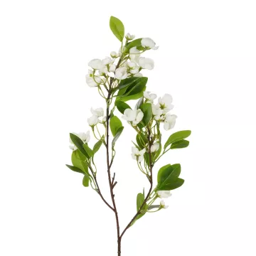 Τεχνητός Κήπος WHITE JASMINE BRANCH  Τεχνητό Διακοσμητικό Κλαδί Λευκό Γιασεμί Y80cm