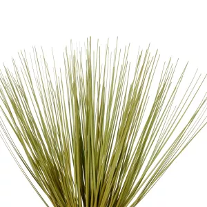 Τεχνητός Κήπος YELLOW GREEN GRASS BOUQUET  Τεχνητό Διακοσμητικό Μπουκέτο Grass Κίτρινο Πράσινο Y45cm