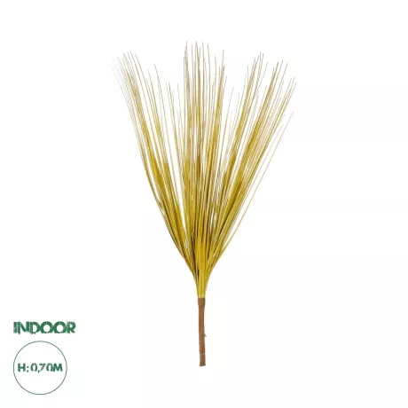 Τεχνητός Κήπος YELLOW GRASS BOUQUET  Τεχνητό Διακοσμητικό Μπουκέτο Grass Κίτρινο Y70cm