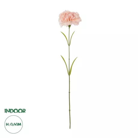Τεχνητός Κήπος PALE PING CARNATION BRANCH  Τεχνητό Διακοσμητικό Κλαδί Γαρίφαλο Απαλό Ρόζ Y60cm