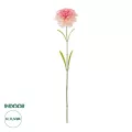 Τεχνητός Κήπος PING CARNATION BRANCH  Τεχνητό Διακοσμητικό Κλαδί Γαρίφαλο Ρόζ Y60cm