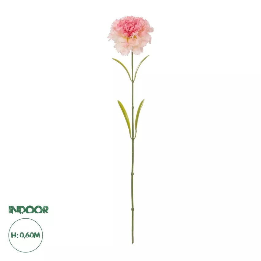 Τεχνητός Κήπος PING CARNATION BRANCH  Τεχνητό Διακοσμητικό Κλαδί Γαρίφαλο Ρόζ Y60cm