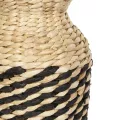 Τεχνητός Κήπος VERSALLES  Διακοσμητικό Πλεκτό Καλάθι - Κασπώ Γλάστρα -  Μπεζ με Μαύρο Π16 x M16 x Υ25cm