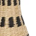 Τεχνητός Κήπος BOLOGNA  Διακοσμητικό Πλεκτό Καλάθι - Κασπώ Γλάστρα -  Μπεζ με Μαύρο Π20 x M20 x Υ42cm