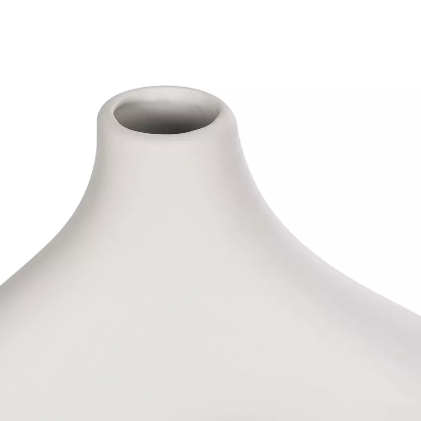 Τεχνητός Κήπος TOLEDO Διακοσμητικό Κεραμικό Βάζo Λευκό Π27 x Μ6 x Υ24 cm Τεχνητός Κήπος TOLEDO Διακοσμητικό Κεραμικό Βάζo Λευκό Π27 x Μ6 x Υ24 cm