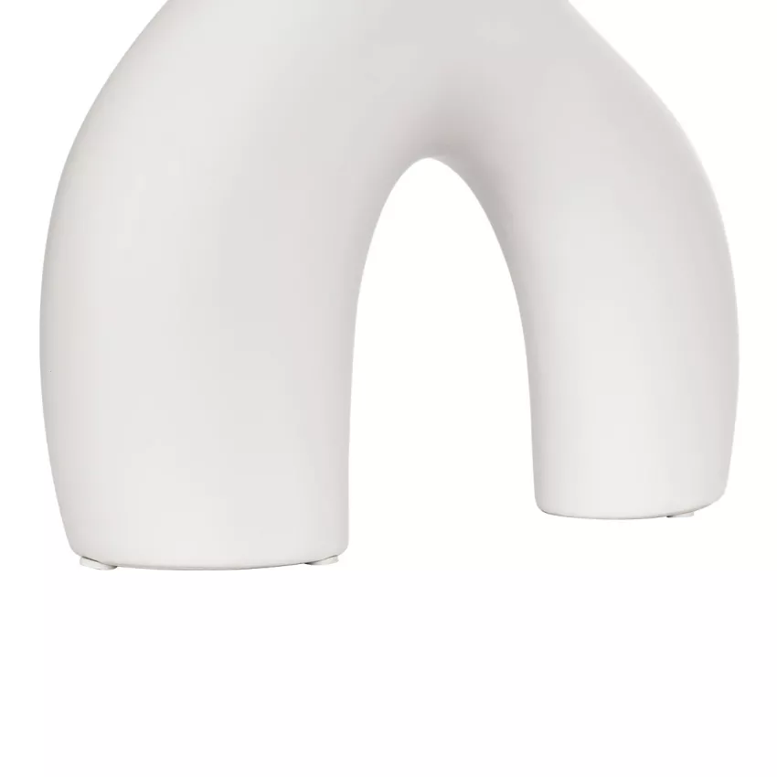 Τεχνητός Κήπος TOLEDO Διακοσμητικό Κεραμικό Βάζo Λευκό Π27 x Μ6 x Υ24 cm Τεχνητός Κήπος TOLEDO Διακοσμητικό Κεραμικό Βάζo Λευκό Π27 x Μ6 x Υ24 cm