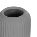 Τεχνητός Κήπος LOVINA  Διακοσμητικό Κεραμικό Βάζo Γκρι Π9 x Μ9 x Υ16 cm