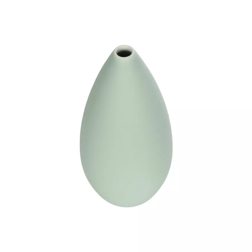 Τεχνητός Κήπος SEYHELLES  Διακοσμητικό Κεραμικό Βάζo Τιρκουάζ Π8 x Μ8 x Υ16cm